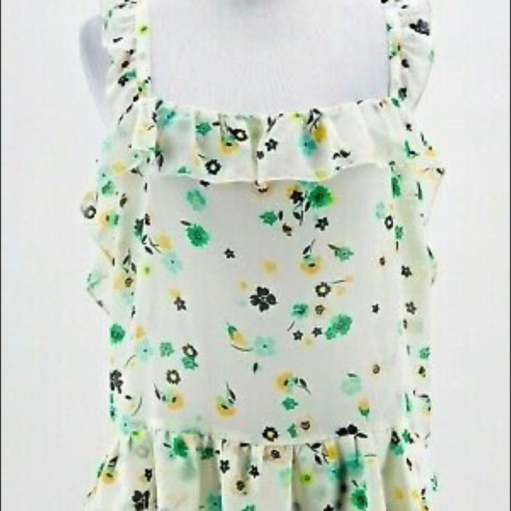 ❤️ NWT Who What Wear floral peplum blouse